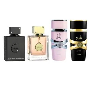 ARMAF CDN INTENSE & WOMEN 3.4FL.OZ + LATTAFA YARA & ASAD 3.4FL.OZ FOR MEN & WOMEN HOLIDAY COMBO SET