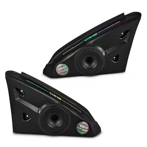 Polaris Slingshot Inside Armrest Speaker Panels Loaded | 2 x PRO-HY6.4MSL and Digital LED Lights | 2015 - Current