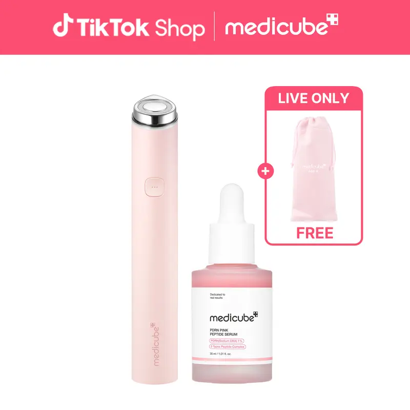 [LIVE Exclusive] [medicube] Pocket-friendly At Home Facial SETㅣK-beauty Affordable Viral Device in a Petite Size for After Spot & Soothing & Glow Care