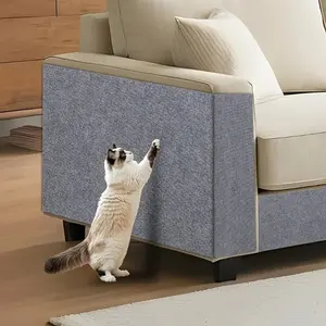 Self-Adhesive Pet Scratching Mat - Residue-Free & Removable, Durable Polyester Felt, Wall & Furniture Friendly, Modern Style, Easy Installation, Must-Have for Pet Owners