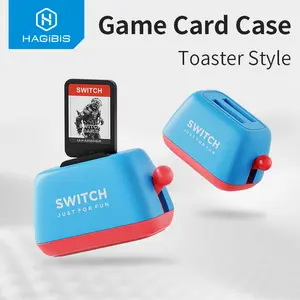 HAGIBIS Toaster-Shape Handheld Console Protective Cover, Portable Cute Accessory with Game Card Storage for Switch Lite/OLED, Device Protection Gaming Accessory, Accessories