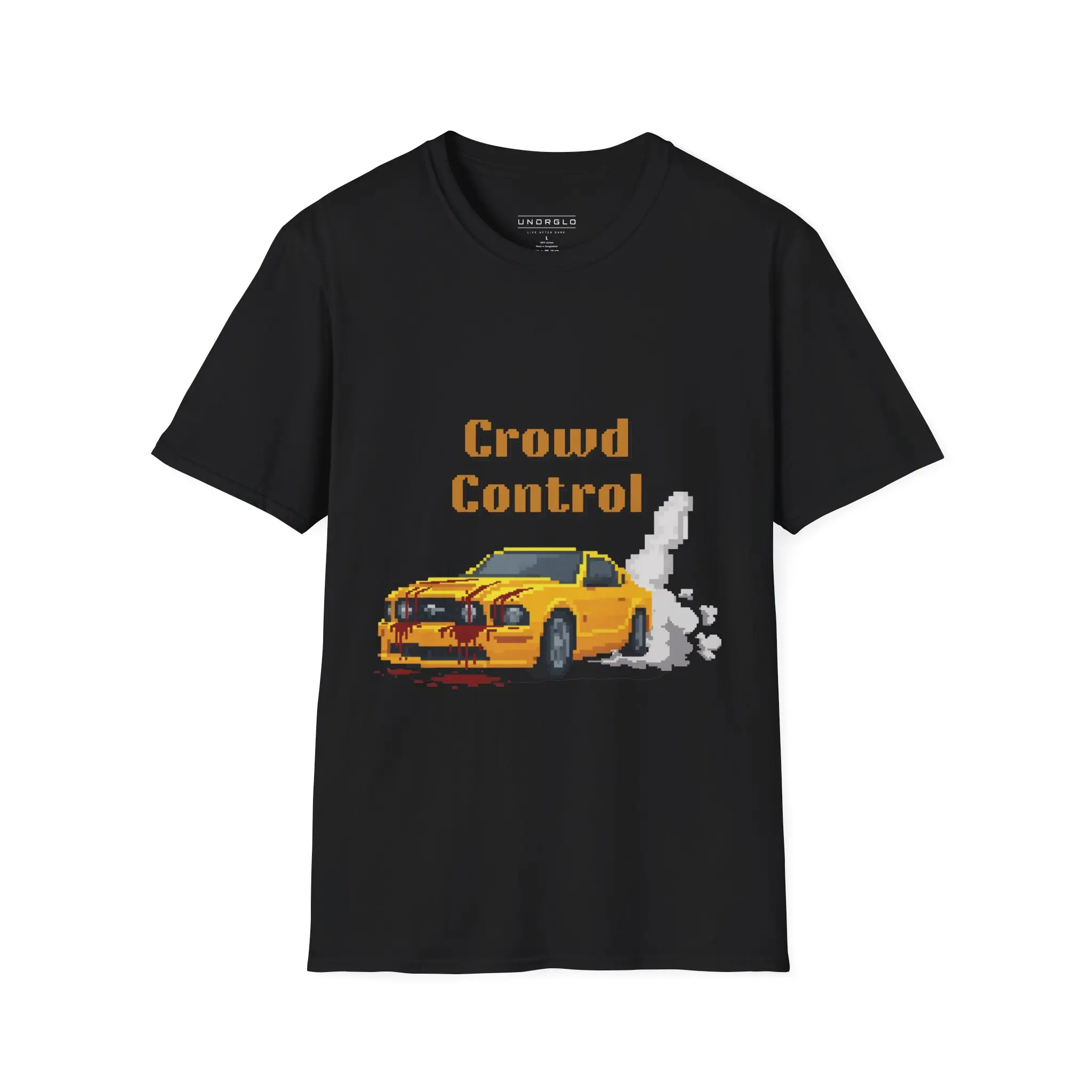 UNDRGLO Retro Crowd Control Tee