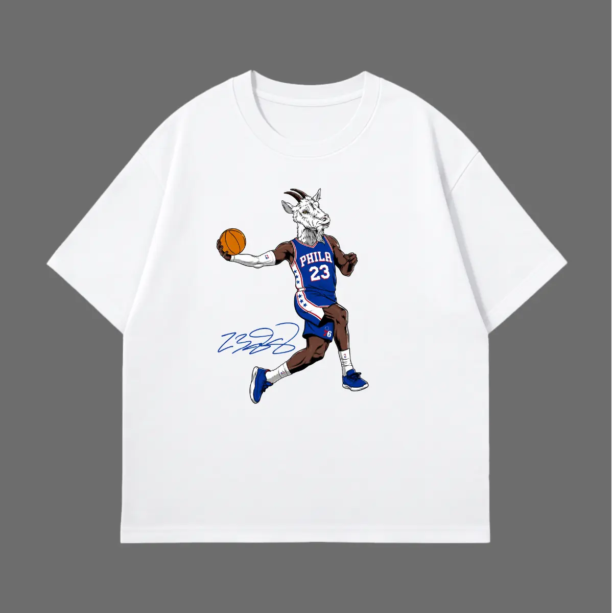 James "GOAT" Phila Crown Unisex T-Shirt, Sixers Inspired Basketball Fan Tee