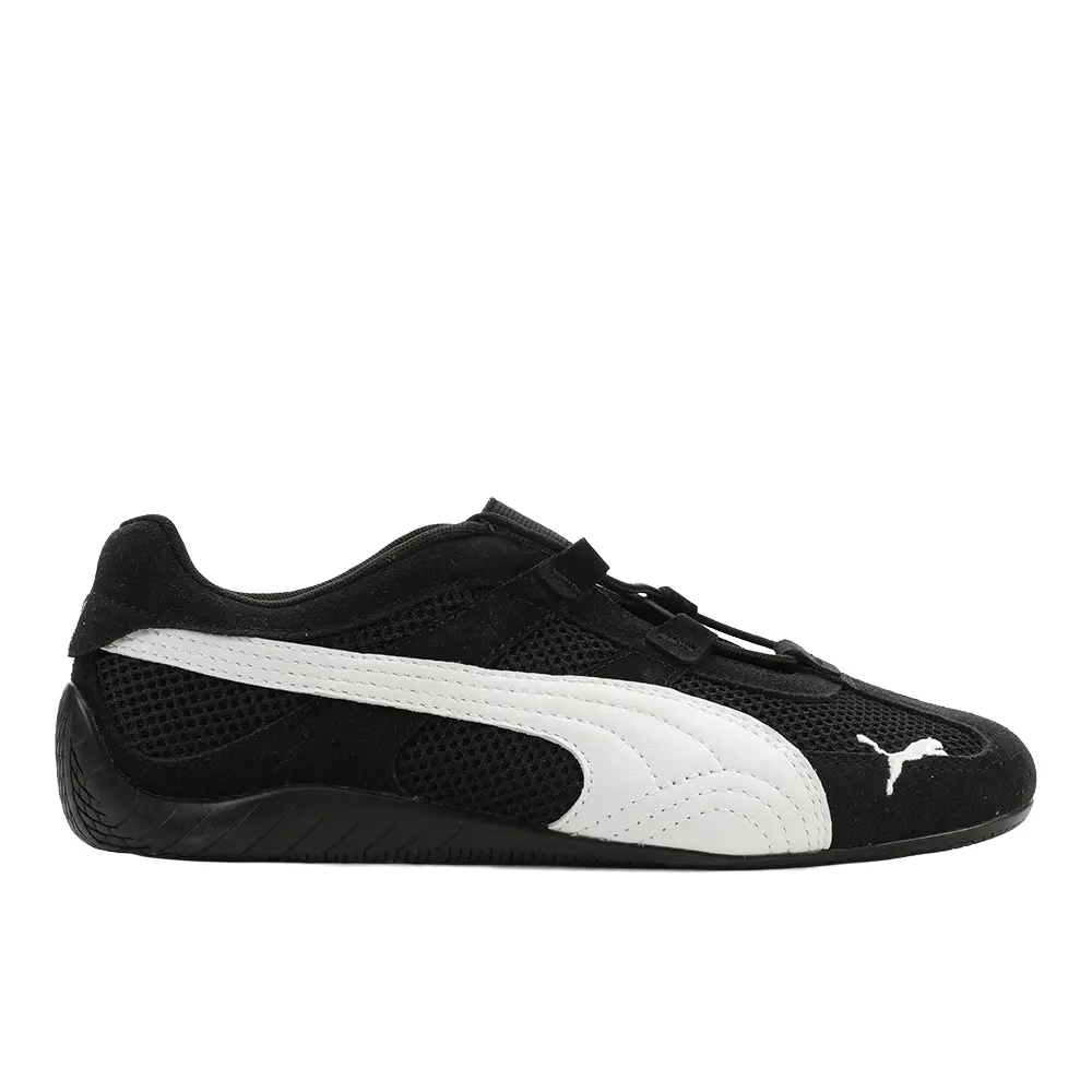 PUMA Womens Speedcat Go Lace Up Sneakers Shoes Casual - Black