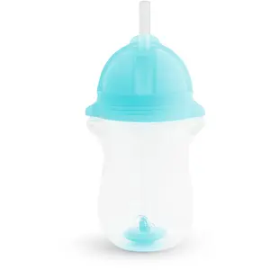 Munchkin Any Angle Weighted Straw Sippy Cup, 10oz, featuring Click Lock