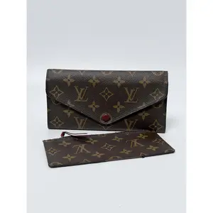 Pre-owned Louis Vuitton Canvas Long Wallet Monogram 2in1 Josephine JA355LV