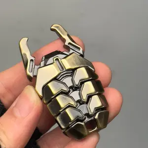 Metallic Mecha Beetle Fidget Toy, Mechanical Insect Design Push Slider Fidget Toy, Stress Relief Toy for Adults & Teens, EDC Toy for Office Home, Stress Relieving Accessory, Stress Relief Fidgeting