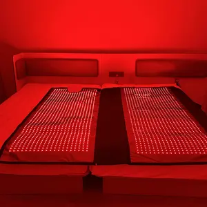 Red Light Therapy Sleeping Bag Full Body Pain Relief Led Red Light Therapy Blanket Pulsing Mode Whole Body Coverage Led Infrared Sleeping Bag Red Light Therapy Mat for Home Use