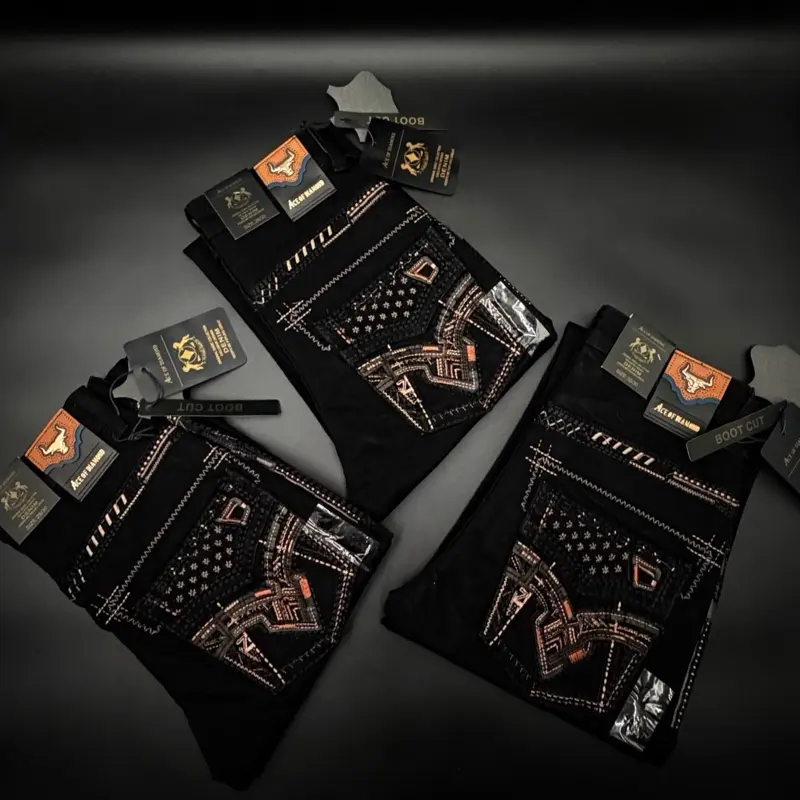 Pantalon Vaquero - Ace of Diamond Man - Jeans Menswear Denim Skinnies Casual