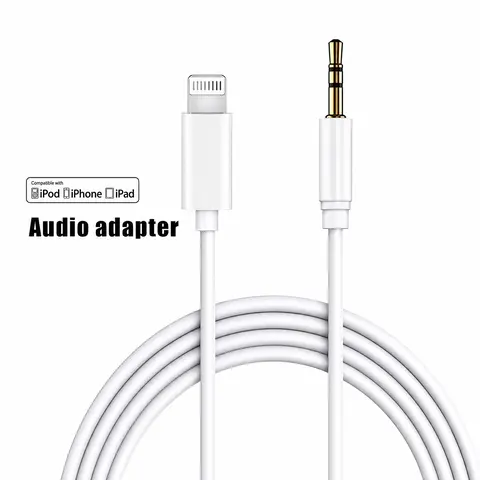 Lightning to 3.5mm AUX Adapter Cable for iPhone Users - Plug-and-Play, Lossless Sound, Seamless Connectivity, Immersive Audio Experience for iPhone 14/13/12/11 Pro/X/8, Car Audio, Headphones