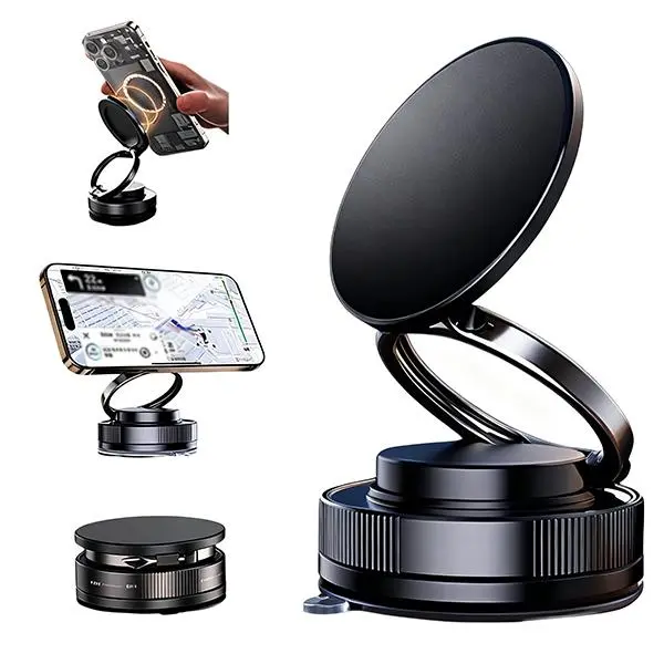 Off-Road Phone Holder for Car with 360° MagSafe Mount & Heavy-Duty Vacuum Lock – Conquer Rocky Trails, Dusty Roads & Extreme Terrain, Cell Phone Car Mount, Phone Suction Mount