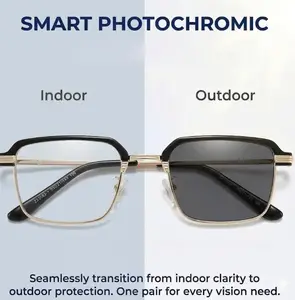 HD Reading Glasses-Anti-Blue Light, UV Protection | Perfect for Work, Travel & Everyday Comfort Photochromic Lens