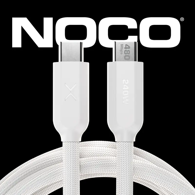 NOCO XGrid XC3: 10 Foot – 240W USB-C to USB-C Cable – USB-IF Certified, E-Marker Chip, 480Mbps Data