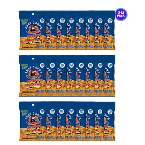 Andy Capp's Hot Fries 0.85oz 24 Pack Crispy Potato Snack Packets American Snacks for On-the-Go Snacking