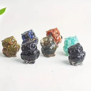 Owl Design Ornament, Figurine, Colorful Creative Desktop Decoration, Office Desktop Decoration, Home Decor, Birthday Gift