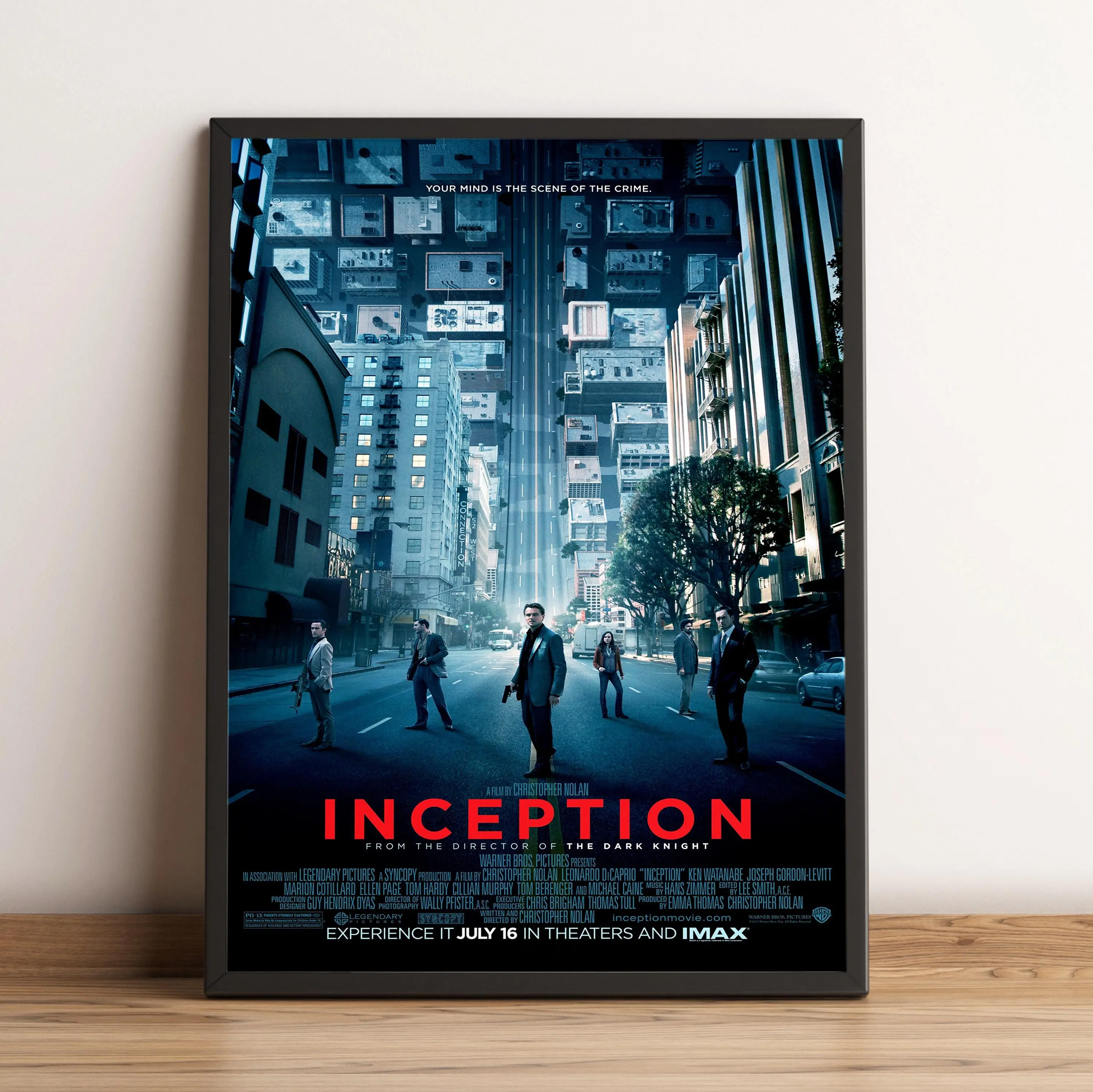 DUYU Inception Movie Poster Unframed Wall Art For Film Fans In Various Sizes For Stylish Home Decor