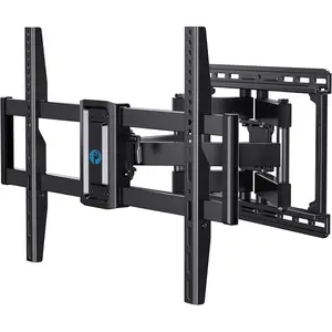 Full Motion TV Wall Mount for 37-75 inch Flat/Curved TVs up to 100lbs, Wall Mount TV Bracket Swivel and Tilt, TV Mount Fits 8/12/16"  Studs, Max VESA 600x400mm, PILF3