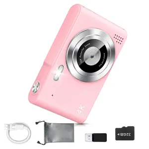 1080P Digital Camera, 16x Zoom, Includes 32GB TF Card, Charging Cable, User Manual, HD Outdoor Sports Camera, Video Recording Camera, Beginner Friendly