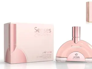 Mirada Senses Perfume 90 ML - Pomegranate Strawberry Lemon Green Apple Rose Petals Geranium Jasmine Wisteria Musk Fragrance
