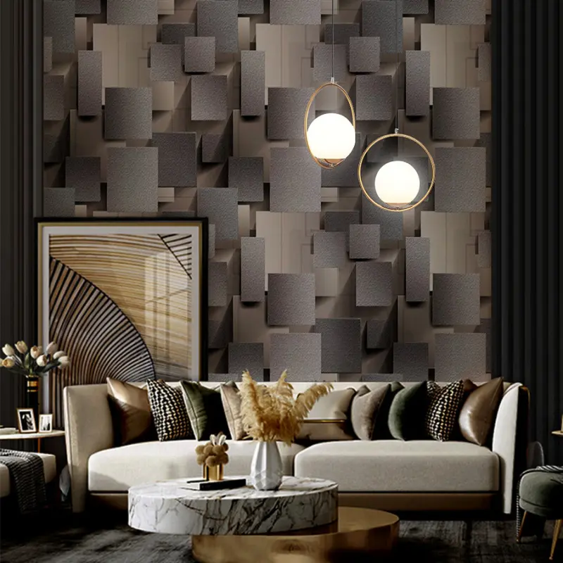 Tk Trendy Decorative 3D Self-Adhesive Wall Paper, PVC Material, Ideal for Living Rooms, Kitchens & Interior Walls, Available in //silver Color Options, Peel and Stick Wallpaper Designs