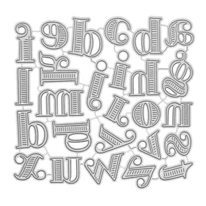 Metal Cutting Dies Alphabet & Numbers, DIY Scrapbooking Paper Crafts, Card Making, Album Making, Craft Supplies