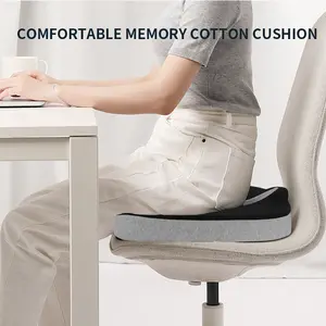 1 piece, seat cushion with ergonomic back and tailbone support, zipper closure, suitable for office chairs, cars, and home use - no electricity required, ideal for back and tailbone discomfort, comfortable seat.