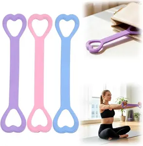 Resistance Bands Figure 8 Exercise Bands, 2026 New Resistance Band with Handles for Working Out Arm Back Shoulder Training Elastic Ropes,Exercise Equipment for Yoga Pilates (3Pcs)