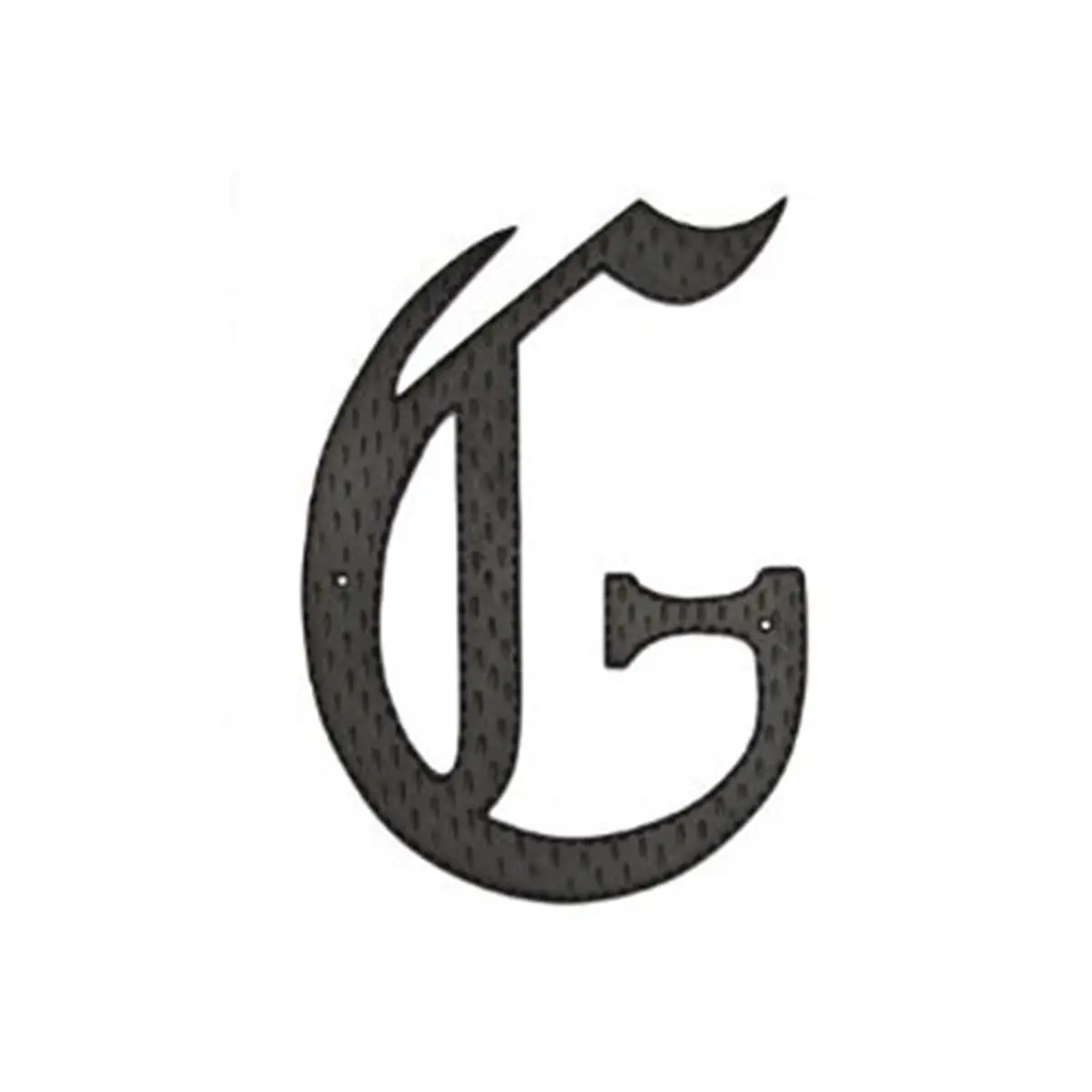 212 MAIN Hand-Held Aluminium Decorative Monogram G Sign, Model HAM-24-G, 24 In. Home Improvement Building Supply for Doors, Gates