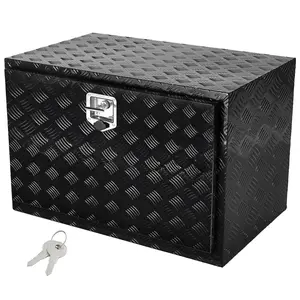 Underbody Aluminum Truck Tool Box 48" X 24" X 24" for Trailer and RV Storage, Durable Weather Resistant Aluminum Toolbox with External Latch and Secure Mounting, Rugged Construction for Easy Access