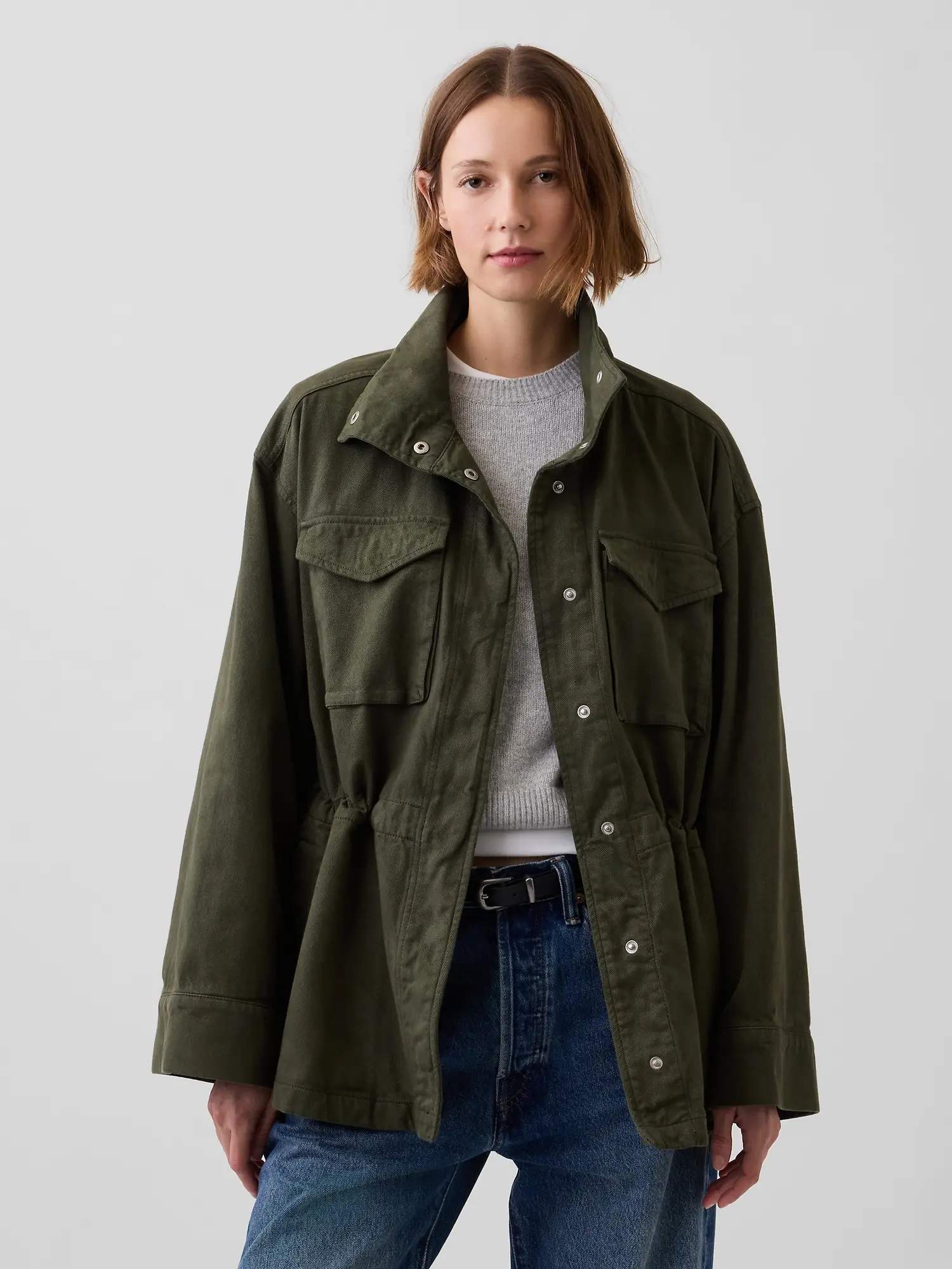 Gap Women's Oversized Utility Swing Jacket