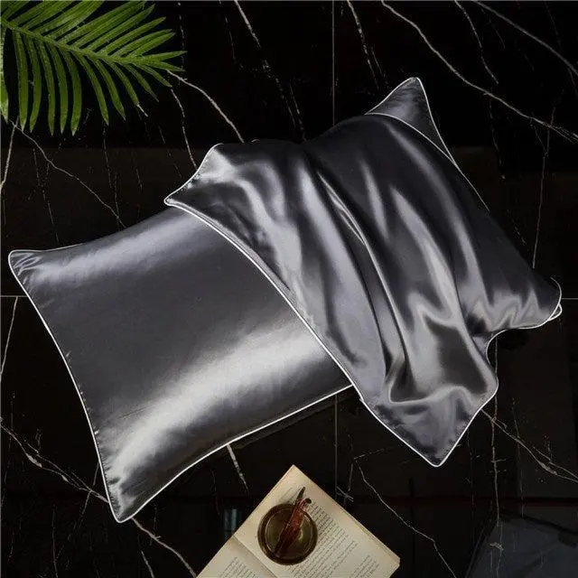PurpleSleeps Silk Pillow Case (With Integrated Soothing Technology)
