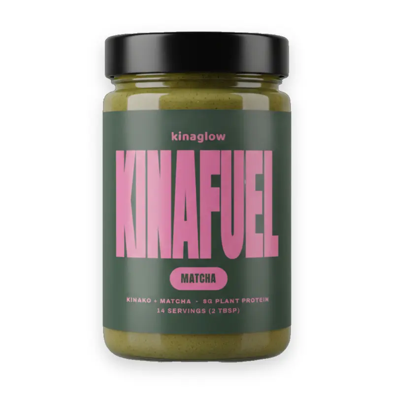 KINAGLOW Kinafuel Protein Paste, Traditional Packaged Foods for Pantry Storage, Matcha Peanuts Butter, High Protein Supplement