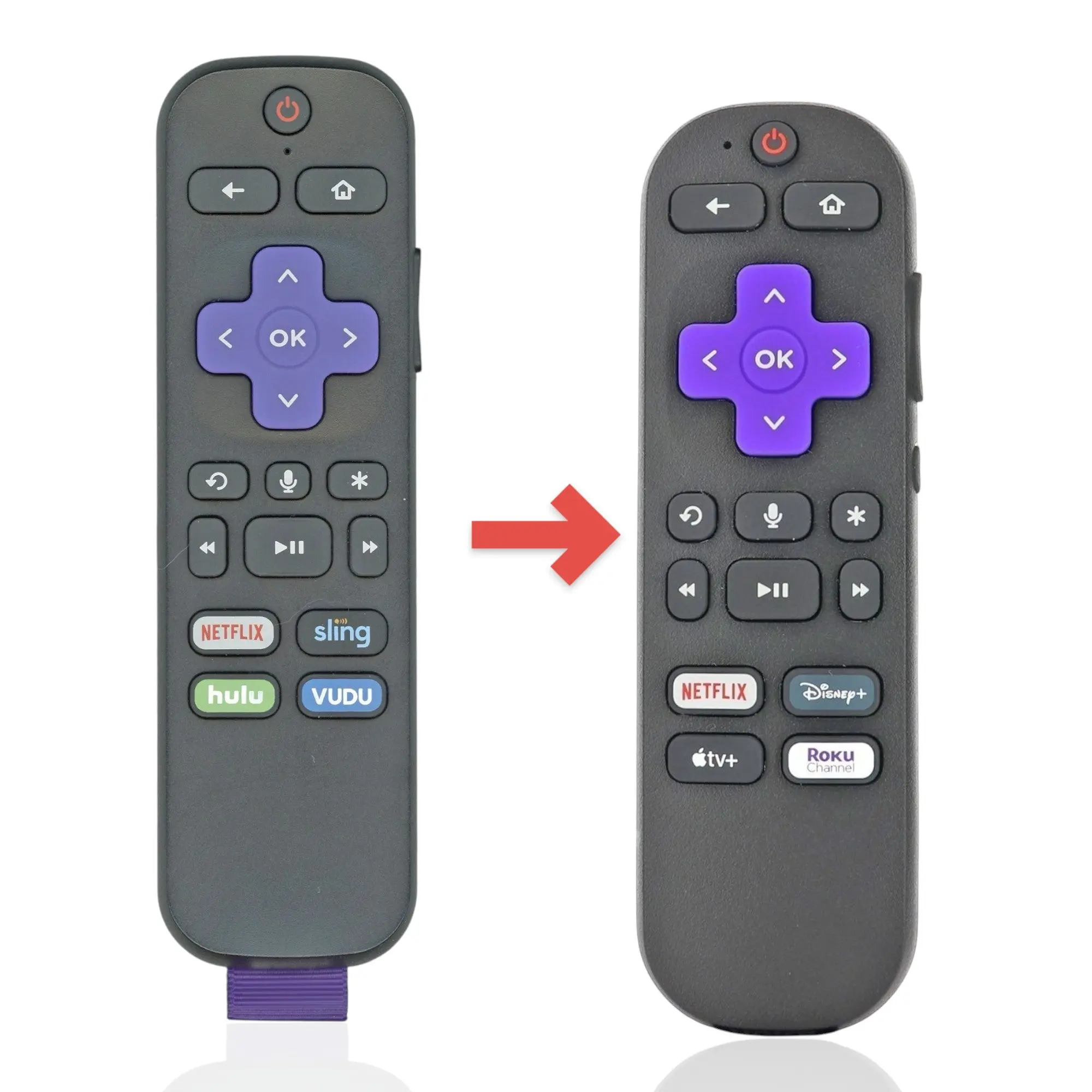 Anderic Substitute for Roku RC-AL2 Streaming Stick Remote Control with Voice 3226000294 [RCGZ1]