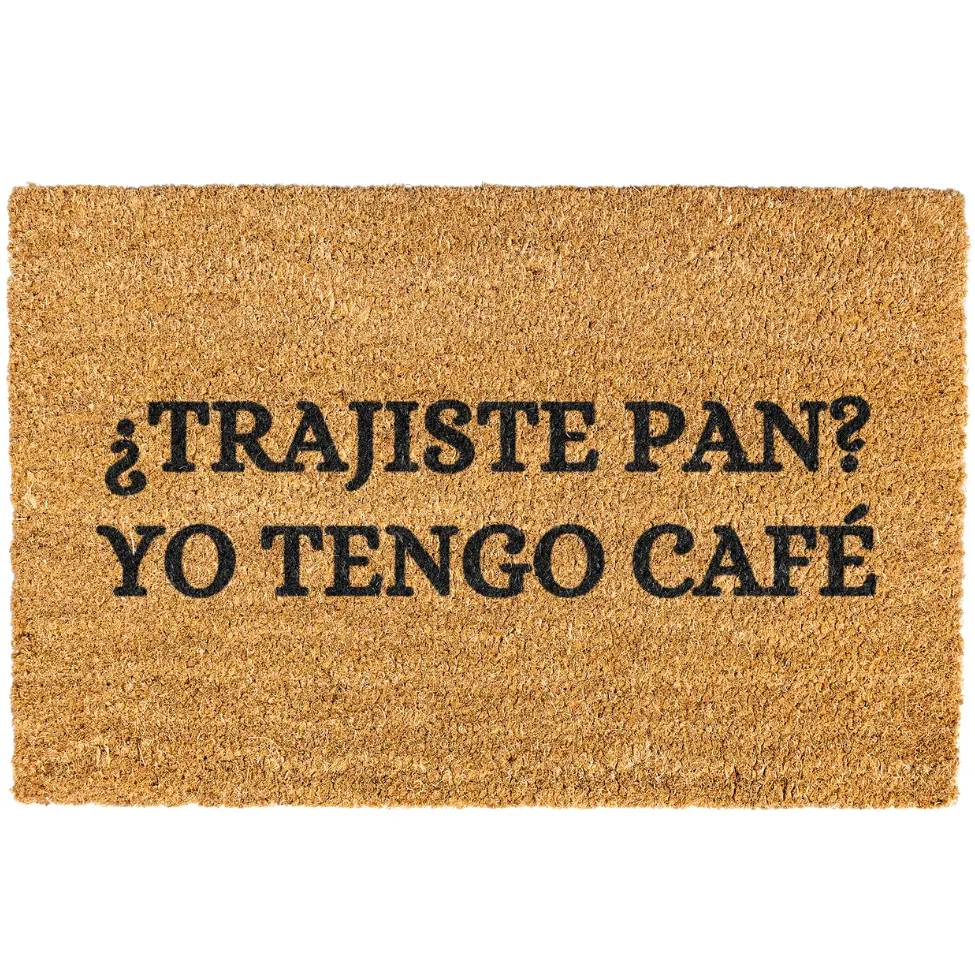 Trajiste Pan Yo Tengo Cafe doormat, Spanish Doormat, Funny Spanish Doormat, Welcome Mat, Funny Door mat