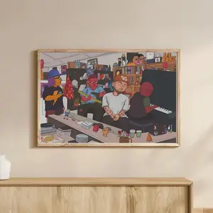 Mac Miller Dreamy Piano Wall Poster (No Frame) - Hiphop - Rap - Music Lover Gift Idea