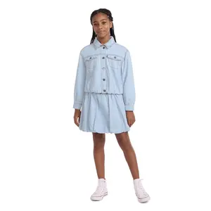 Levi's Girls' Bubble Trucker Denim Jacket - Light Wash XL