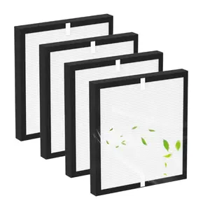 4 Packs P280 P260 Replacement Filters Compatible /  P280 and P260 Air Cleaner Purifier, 3-in-1 Nylon Pre-Filter, Premium Filter, Honeycomb Activated Carbon Filter, Part # P280-RF, White