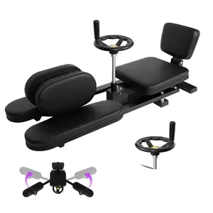440LBS Leg Stretch Machine, 0-240° Adjustable Split Trainer with Wheels, Heavy Duty Flexibility Training Equipment for Dance, Ballet, Yoga, Martial Arts, Gymnastics & Home Gym