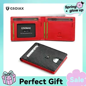 GSOIAX Men's Slim RFID Blocking Wallet