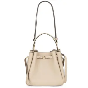 Tory Burch Romy Bucket Bag in Soft Cement