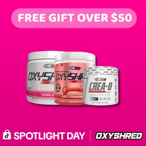 SPOTLIGHT x Summer Shred Triple Stack | OxyShred + Gummies + CREA-8 Creatine | Energy, Focus & Strength Support | Complete Training Bundle