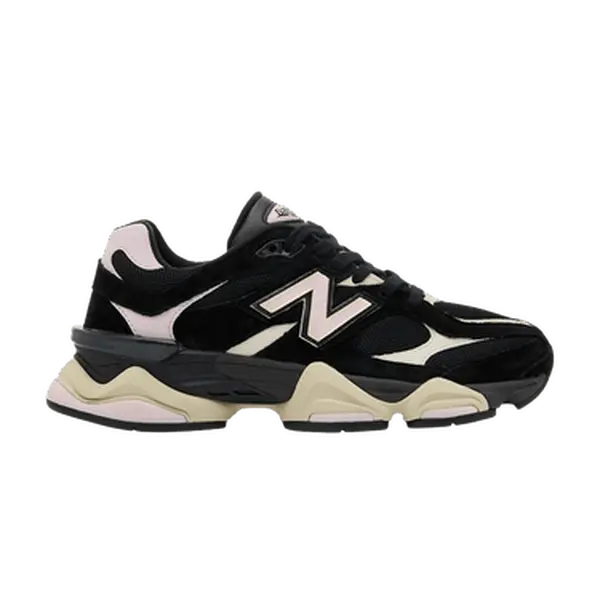 New Balance 9060 'Black Pink' Men's Unisex Athletic Mesh Sneaker, Chunky Comfy Cushioned Sports Walking Footwear, Walking Shoes, Sports Shoes, Rubber, Casual Wear, Us Sizes 6-12, Bold Colors, Light Training, Athletic Look