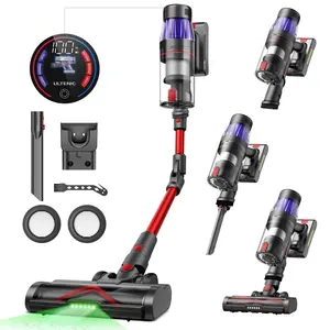 Ultenic U16 Flex Vacuum Cleaner Wireless Cordless with GreenEye Dust Detection Anti-Tangle Brush Digital Display Pet Hair Friendly