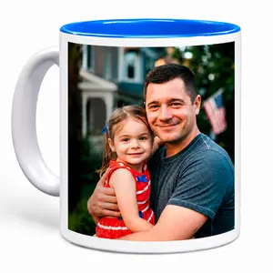 ArtPix 3D Personalized Coffee Mug – Custom Ceramic Cup with Your Photo – Customized Fathers Day Gift for Dad, Husband, Grandpa – 11 Oz Tea Mug Gift for Mom, Women