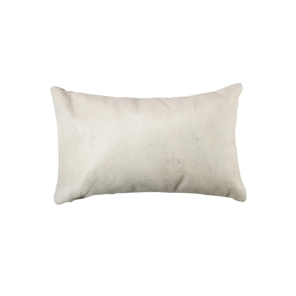 HomeRoots 316860 Cowhide Pillow - 12x20 in., Natural Look, Cowhide Skin, Smooth Texture, for Indoor Home Living Room Decor