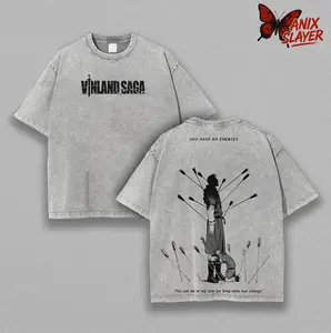Thors Snorresson x Thorfinn x Vinland Saga “You Can Die at Any Time” Anime Shirt Washed Manga Washed Heavy Cotton T-shirt, Gift For Anime Fan, Anime Lover