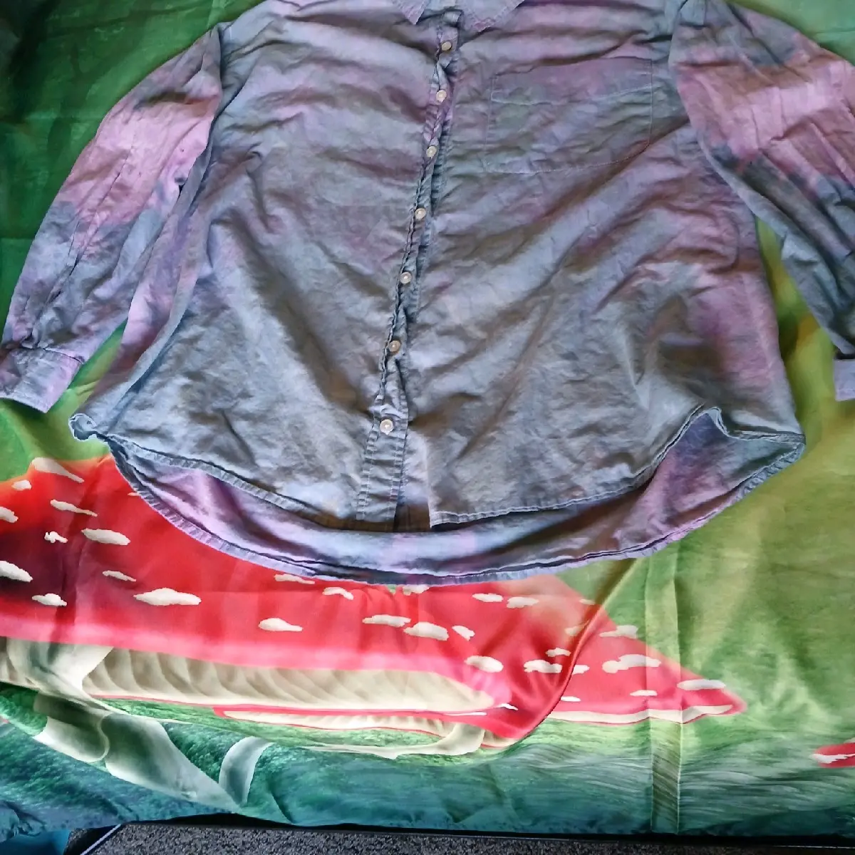 18 Women Pastel Valentine 0227 Tiedye Blouse Womens Size 18