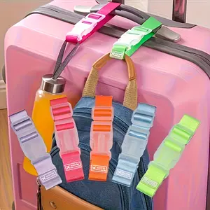 5-Piece Adjustable Travel Luggage Straps, Durable Polyester Quick Release Buckles, Lightweight & Easy to Use, Ideal for Suitcases & Outdoor Adventures, Travel Accessories, Multifunction Straps