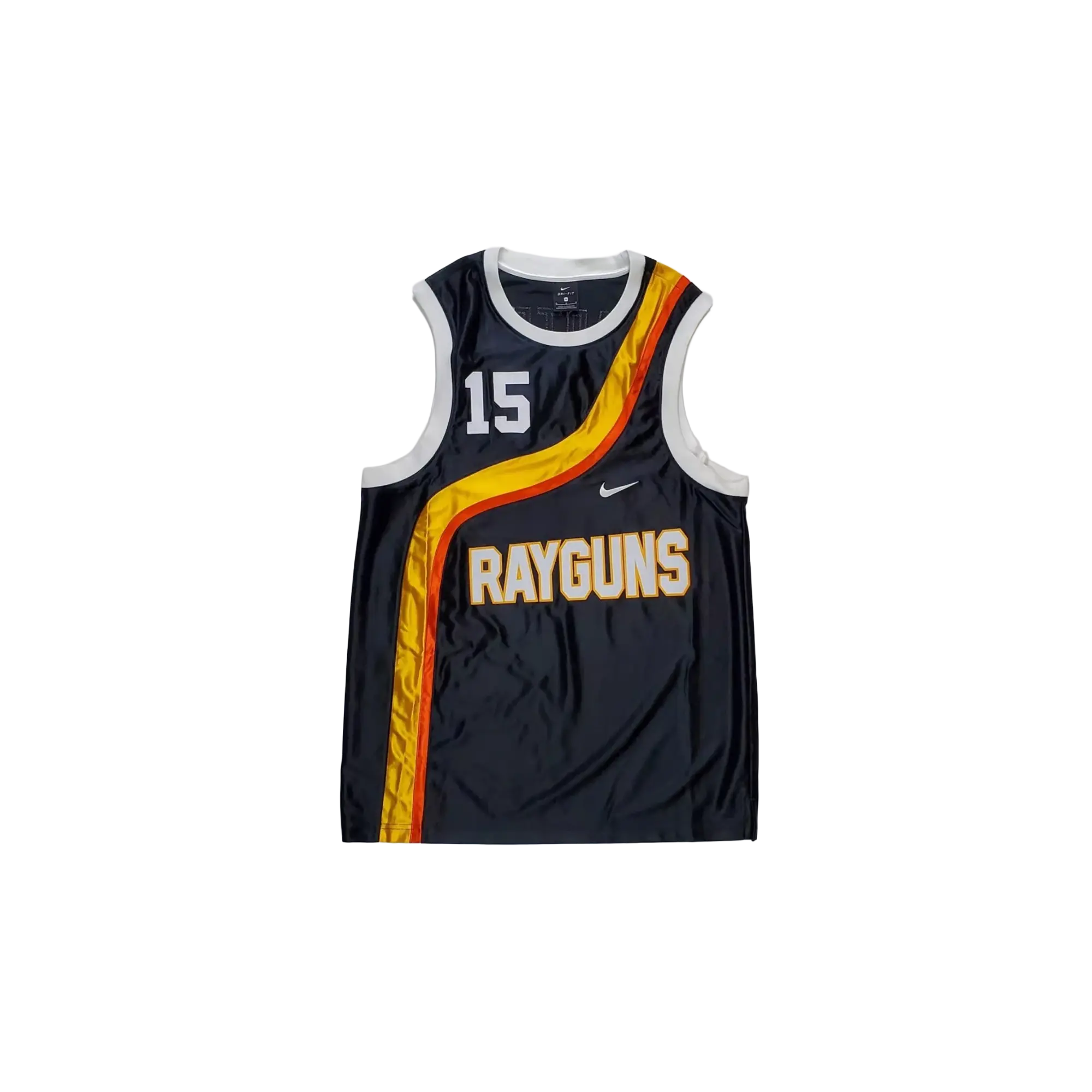 Roswell Rayguns Vince Carter Basketball Jersey "Black / Gold Orange" CV1970 010