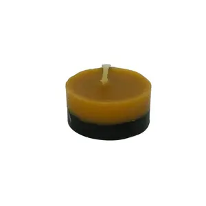 Reverse orange tealight candle